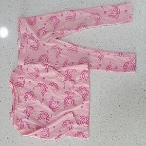 H&M Pink Unicorns Matching Set Size 3/4T (2-4Y)